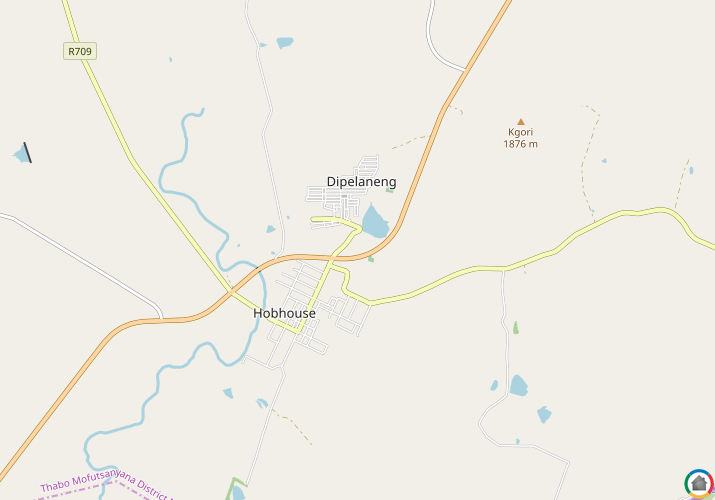 Map location of Hobhouse